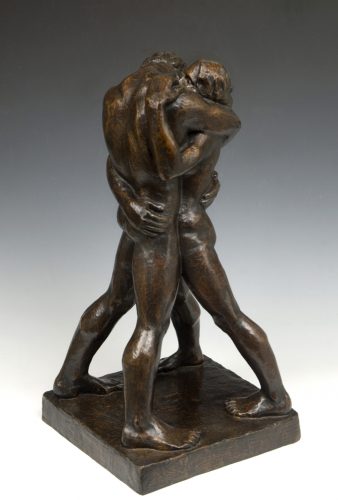 The Couple (a) bronze 1976c 24 x 13 x 13 (large)